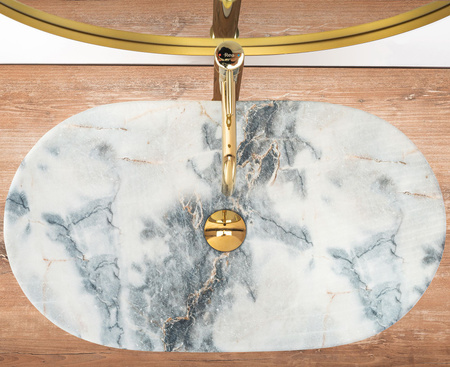Umywalka Nablatowa Royal Granit Mat