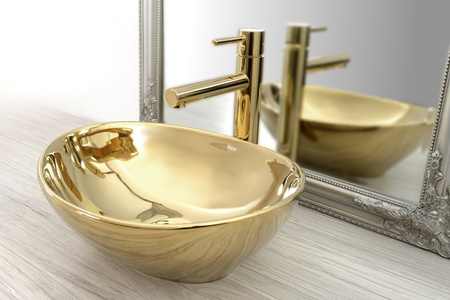 Umywalka Nablatowa Sofia Gold