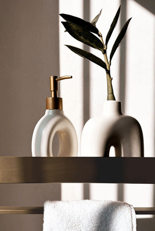 Półka Łazienkowa Wannowa SF01 45 cm Złota Szczotkowana