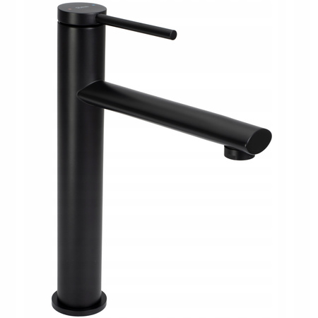 Bateria Umywalkowa Oval Czarna Wysoka