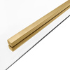 Kabina Prysznicowa Solar Gold Brush 90x90 Złota Szczotkowana