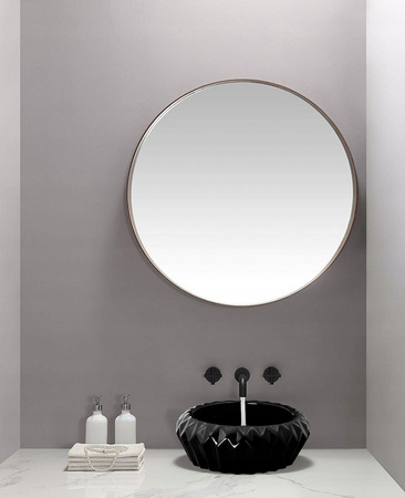 Bateria umywalkowa podtynkowa Exit Czarna + BOX