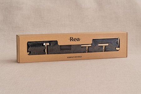 Zestaw Wieszaków Łazienkowych Ari Złoty