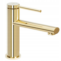 Bateria Umywalkowa Oval Złota Niska