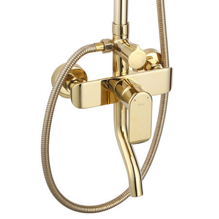 Zestaw Natryskowy Rea Bloom Złoty