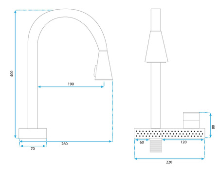 Bateria Kuchenna Conor Nikiel Szczotkowany