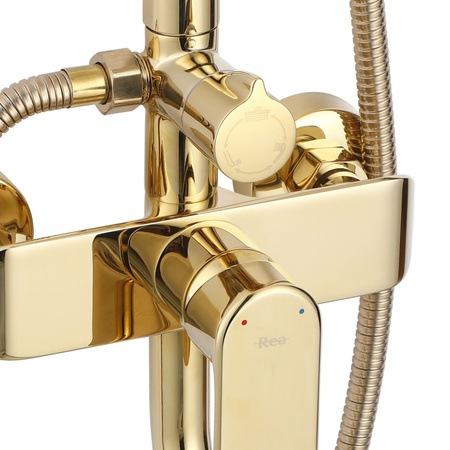 Zestaw Natryskowy Rea Bloom Złoty