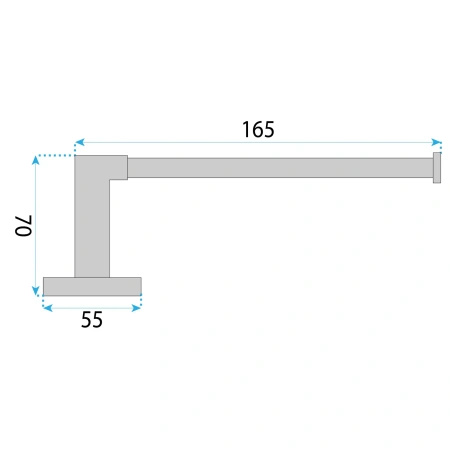 Uchwyt Na Papier 5909 Nico Brush Gold