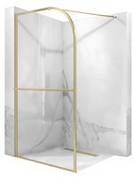 Ścianka Prysznicowa Sky Złota Szczotkowana