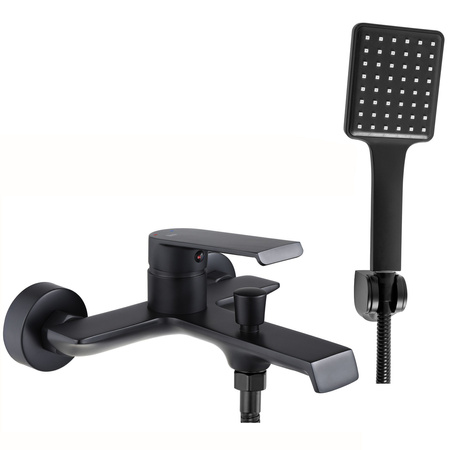 Bateria Wannowa Ścienna Hass Czarna