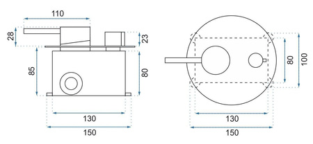 Zestaw Natryskowy Lungo Czarny Metaliczny + BOX