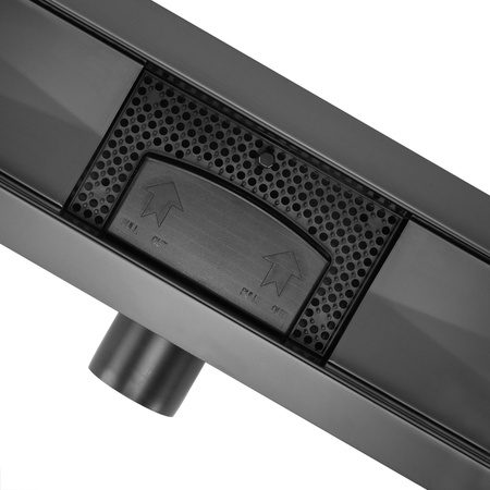 Odpływ Liniowy NEOX Black Czarny 