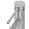 Bateria Umywalkowa Foss Nikiel Szczotkowany Inox Wysoka