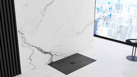 Brodzik Prysznicowy Rock Black 90x120