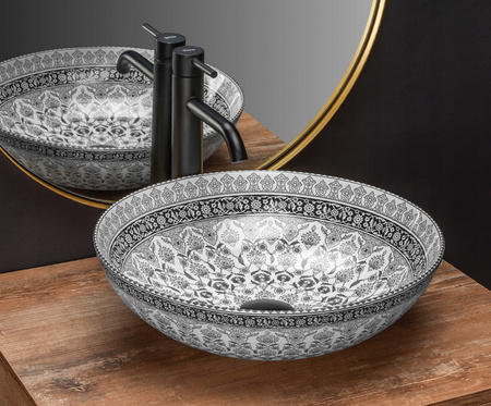 Umywalka Nablatowa Arte 40 Dark Grey
