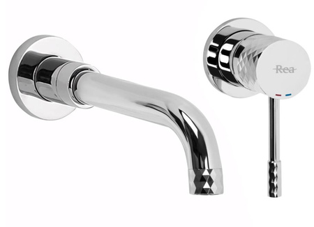 Bateria Umywalkowa Podtynkowa Lungo Diamond Chrom+Box