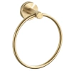 Wieszak Łazienkowy Ring Modern Złoty Szczotkowany