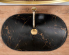 Umywalka Nablatowa Royal Marble Black Mat
