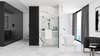 Ścianka Walk In Aero Black Easy Clean Z Wieszakiem Evo