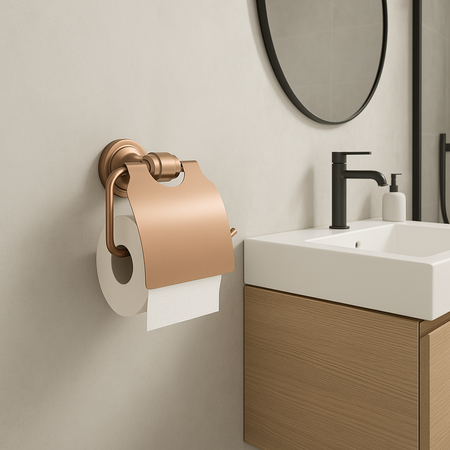Uchwyt Na Papier Toaletowy Aristo Miedź Szczotkowana
