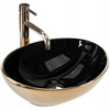 Umywalka Nablatowa Sofia Black Gold
