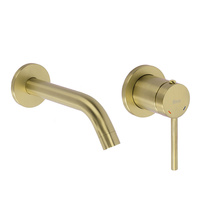 Bateria Umywalkowa Podtynkowa Clif Złota Szczotkowana