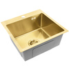 Zlewozmywak Kuchenny LEO 40 cm Złoto Szczotkowane + Syfon