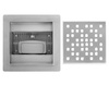 Odpływ Liniowy 15x15 Dots Nikiel Szczotkowany
