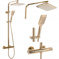 Zestaw Natryskowy Tom Gold Złoty Termostat