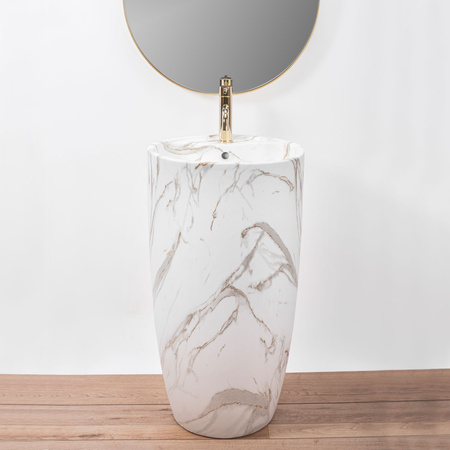 Umywalka Wolnostojąca Ceramiczna Anya Lava Mat