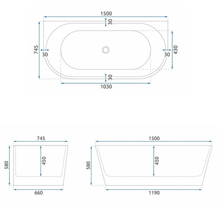 Wanna Przyścienna Olimpia 150 240L
