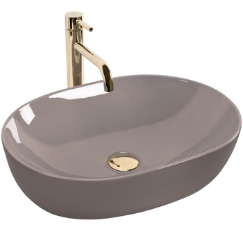 Umywalka Nablatowa Lisa 49 Beige Shiny