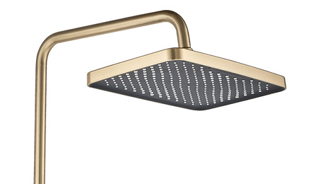 Zestaw Natryskowy Natynkowy Joe Złoty Szczotkowany