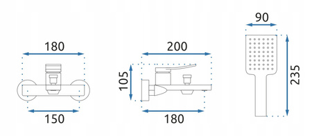 Bateria Wannowa Soul Złota