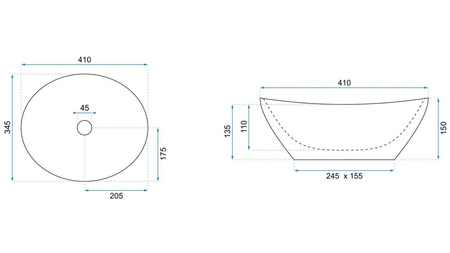 Umywalka Ceramiczna Sofia
