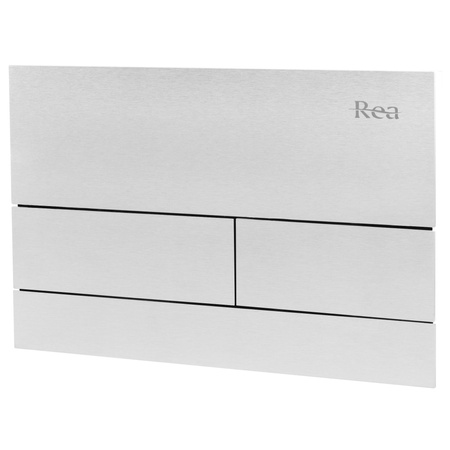 Stelaż Podtynkowy WC K011A-Q + Przycisk Spłukujący Typ T Stal Szczotkowana