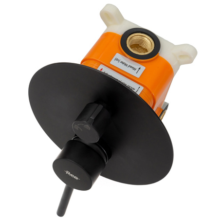 Zestaw Natryskowy Podtynkowy Lungo Czarny