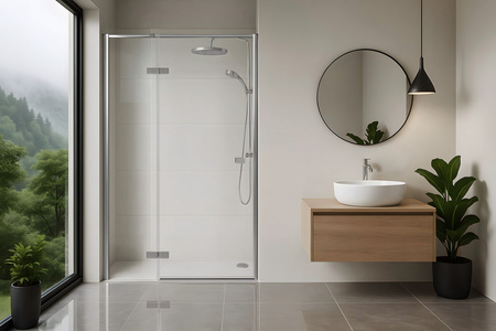 Drzwi Prysznicowe Uchylne Atlas Chrom