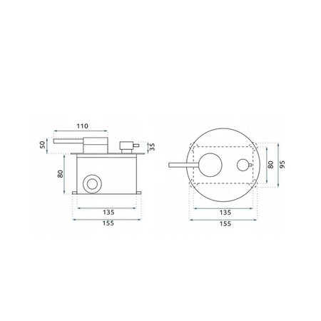 Zestaw Natryskowy Podtynkowy Foss Clif Miedź Szczotkowana