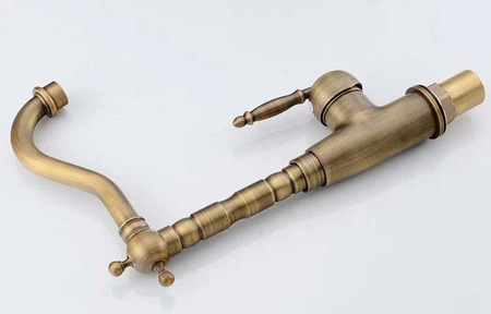 Bateria Umywalkowa Kuchenna Bona Złota Postarzana Wysoka