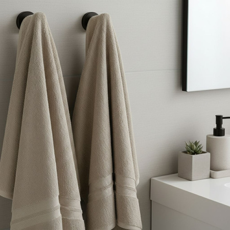 Zestaw Wieszaków Łazienkowych Ari 4 Elementy Czarny