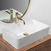Umywalka Nablatowa Berta 56 White