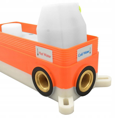 Bateria Wannowa Podtynkowa Lungo Miedź + BOX