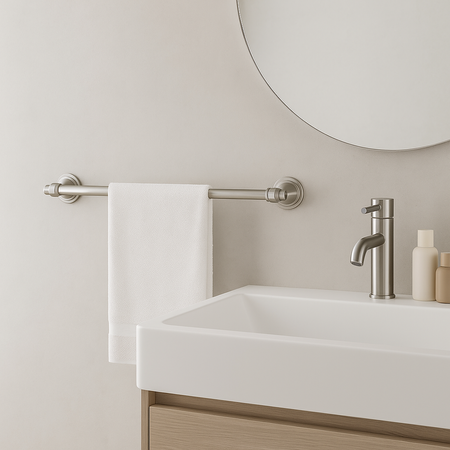 Wieszak Łazienkowy Jednoramienny Aristo 16101 Nikiel Szczotkowany