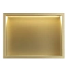 Półka Łazienkowa Wnękowa LED 45x30 Złota Szczotkowana