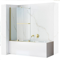 Parawan Nawannowy Fabian Gold 100 cm Złoto Szczotkowane