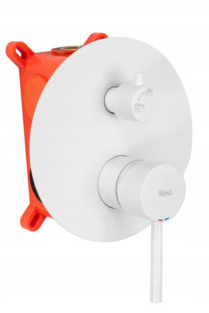 Zestaw Natryskowy Podtynkowy Lungo White Biały