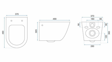 Misa WC Podwieszana Olivier