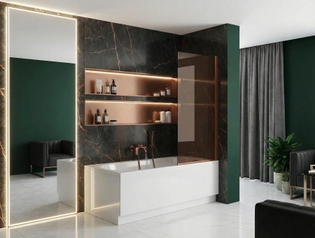 Parawan Nawannowy Elegant Miedź Szczotkowana