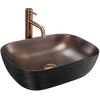 Umywalka Nablatowa Belinda Copper Brush Black